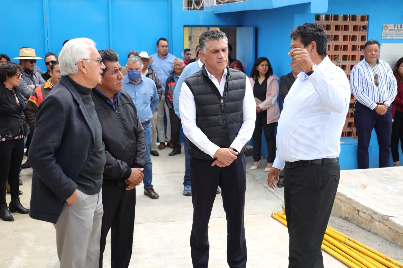Ayuntamiento de Chiautempan y la Secretaría de Infraestructura supervisan pozos de agua